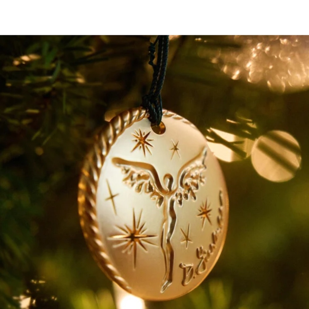 NEW David Yurman Gold Colored Angel Ornament